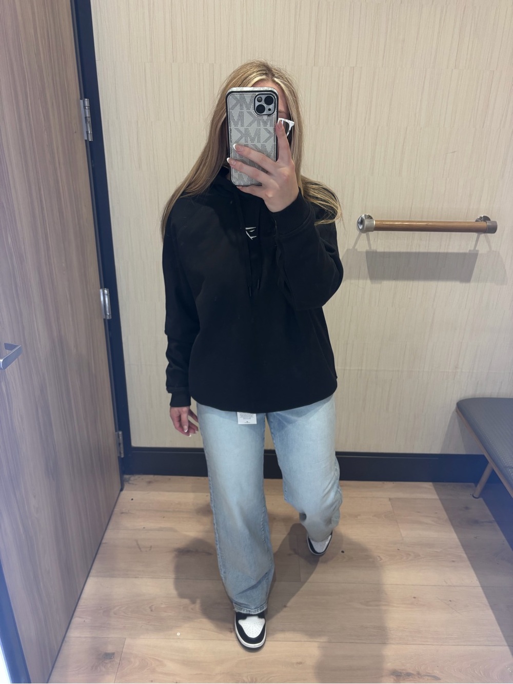 Gymshark Black Pullover Hoodie